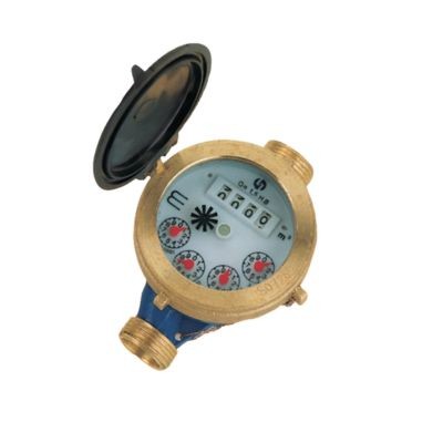 Medidor de Agua Potable CD74TBR DN20 Qmax.5m3/h Rosca G1 bronce 